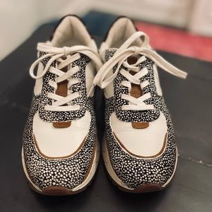 Madewell Spot women calf hair Kickoff sneaker . Size 7.5